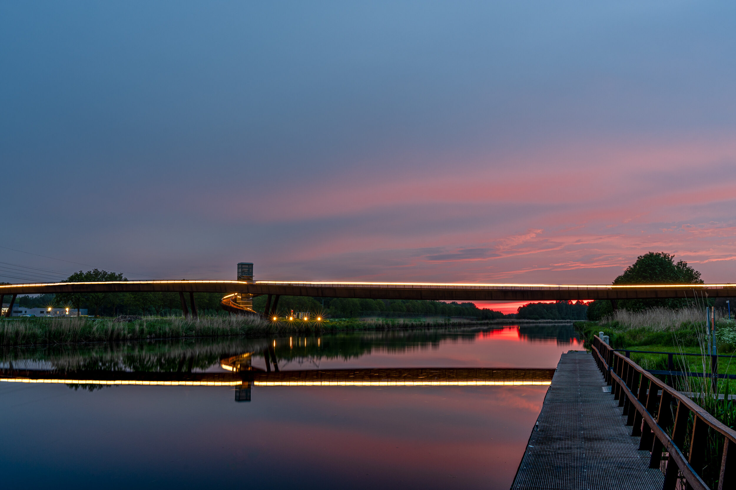 Brugverlichting Circle Brug Almere