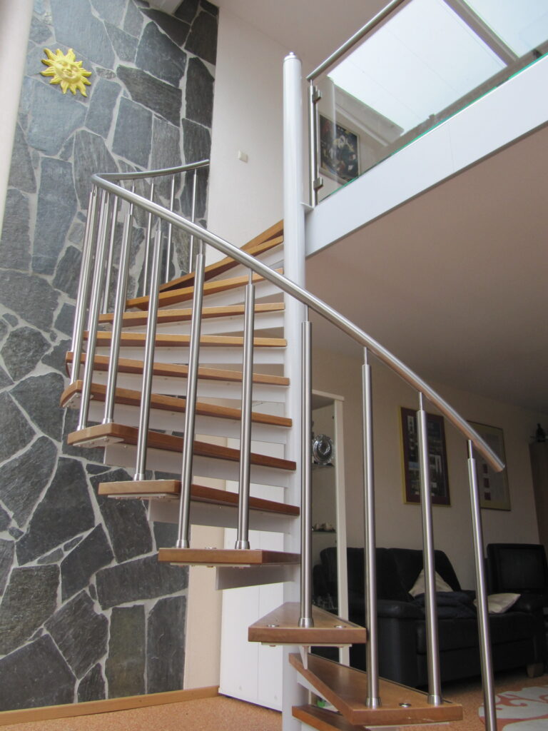 Spiltrapleuning op balusters